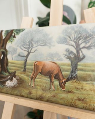 Peaceful morning in laurel forest 😶‍🌫️ 📍 Fanal Work in progress 🌳 #oilpainting #art #painting #obraz #fanal